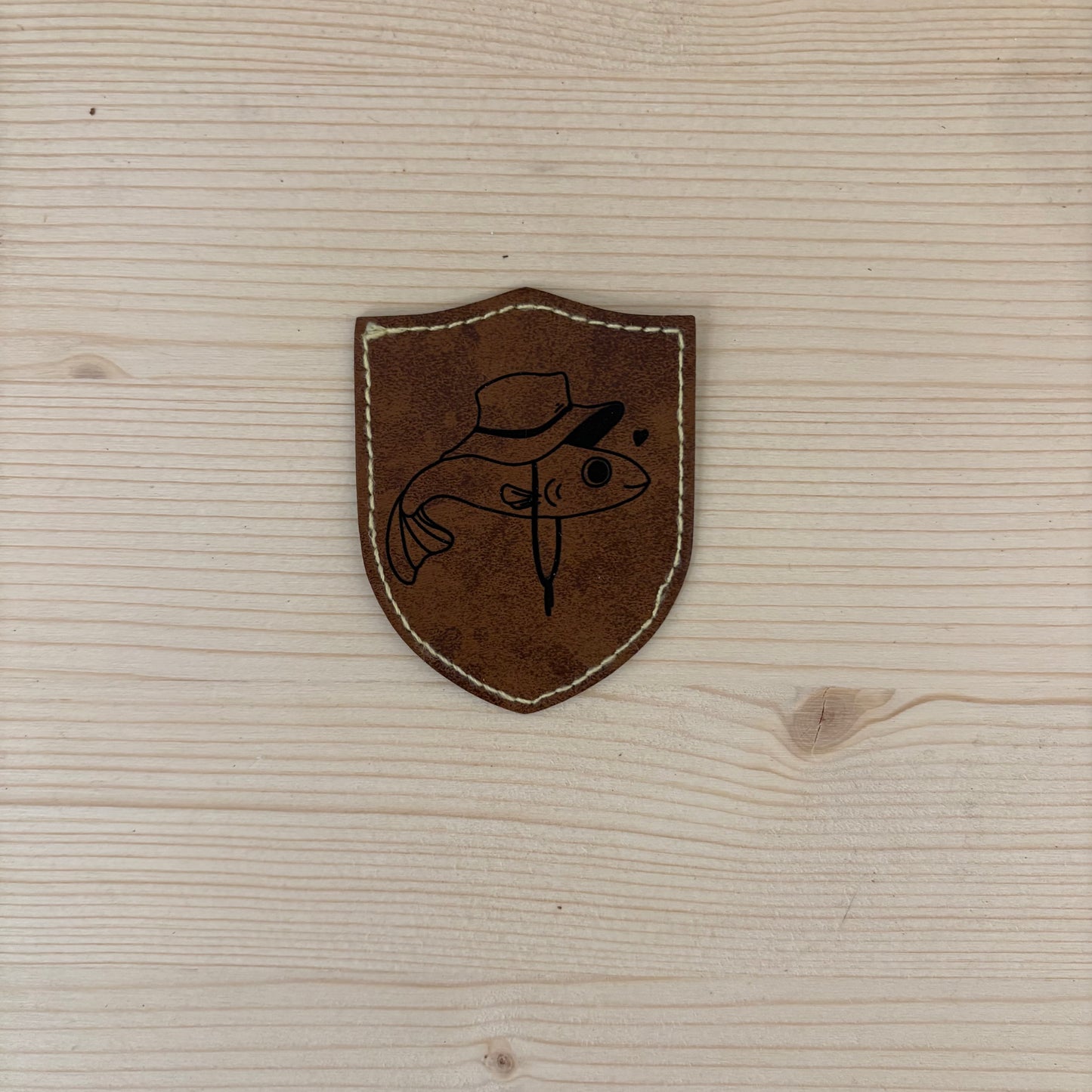 Patch thermocollant en simili cuir