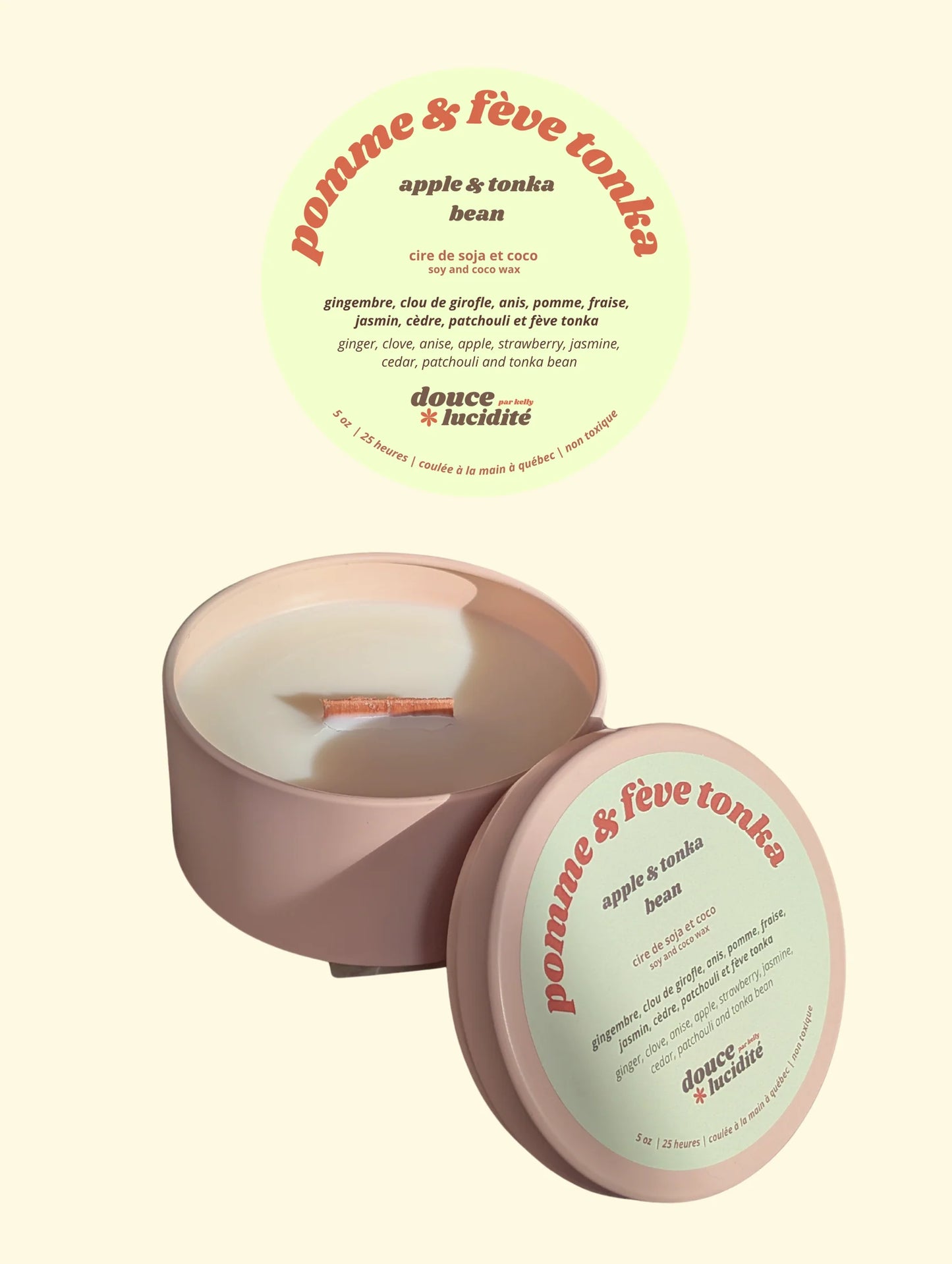 Chandelle - Pomme & fève tonka