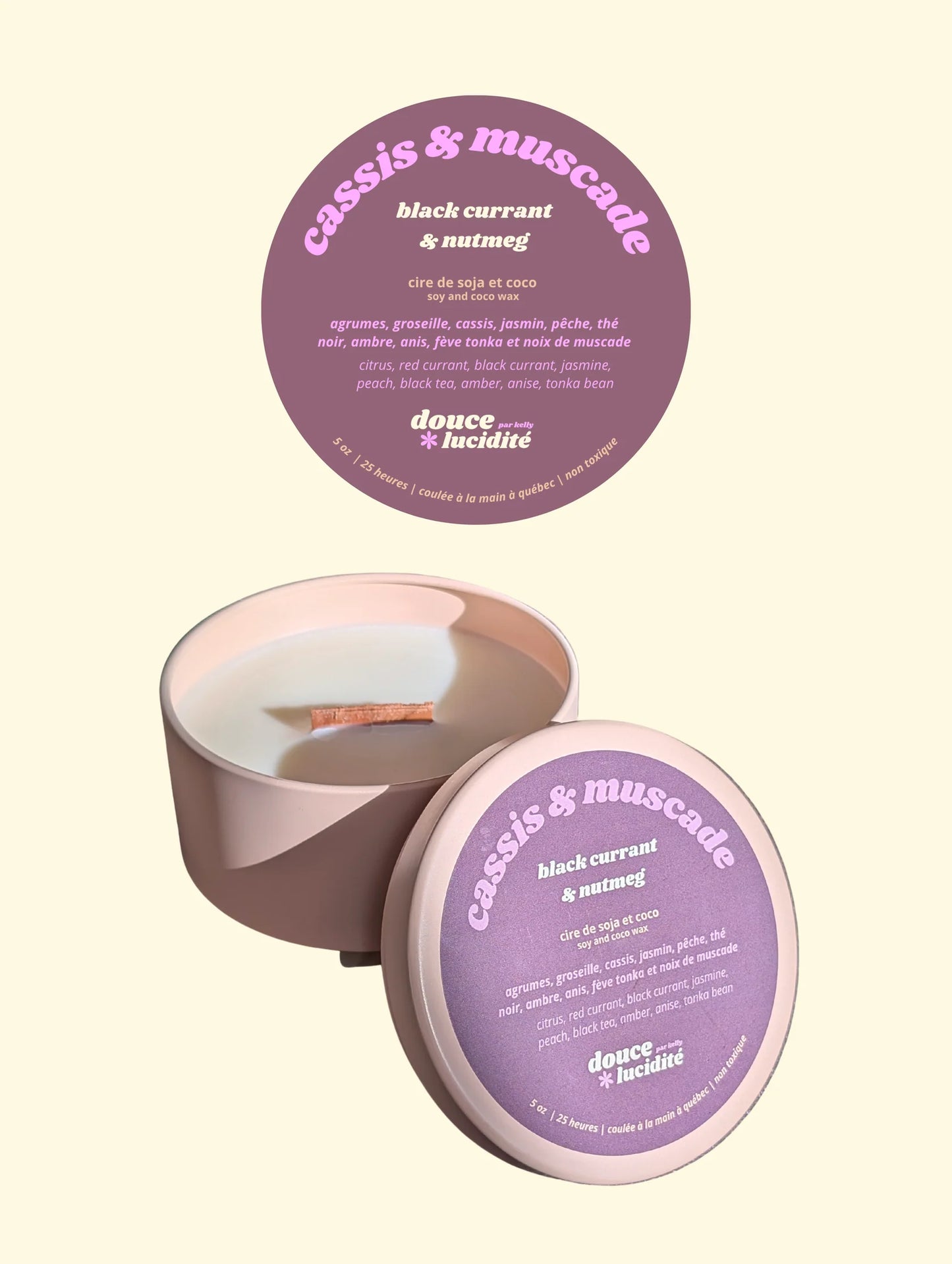 Chandelle - Cassis & muscade