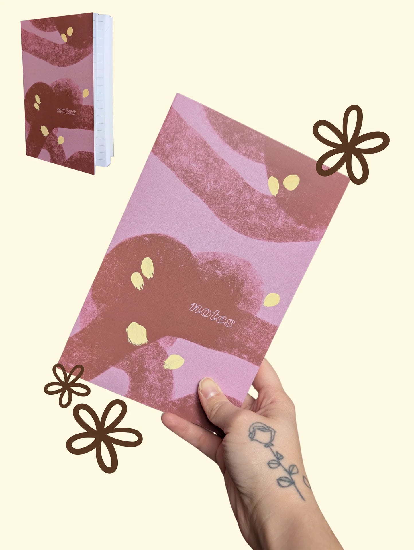 Cahiers colorés art abstrait