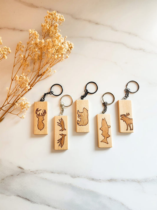 Porte-clés en bois