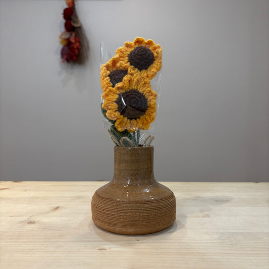 Vase -  Argile rouge avec motifs et bec fermé