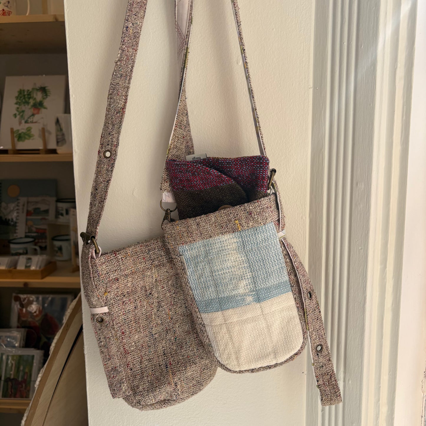 Sac tissé à bandoulière