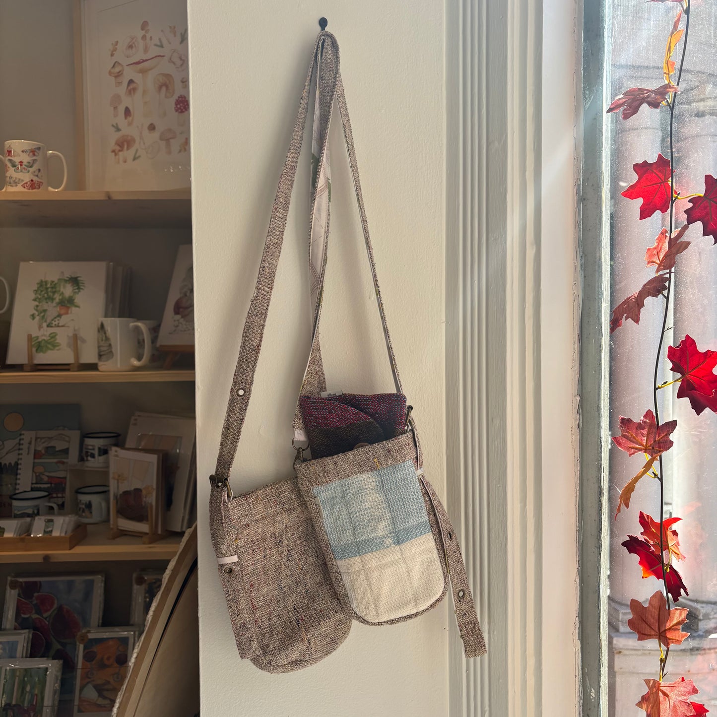 Sac tissé à bandoulière