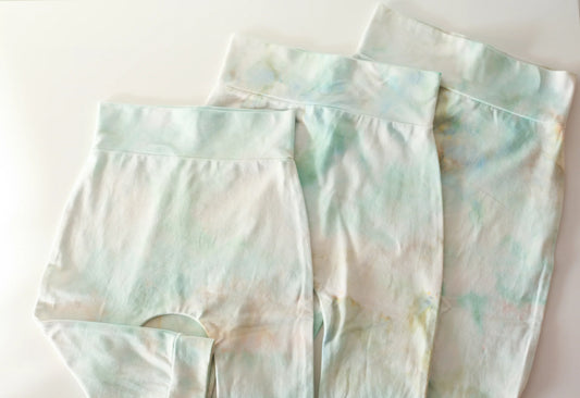 Pantalon pour bébé et bambins - Ice-dye Aqua