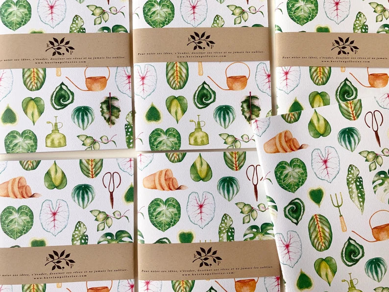 Cahier de notes - Plantes d'intérieur