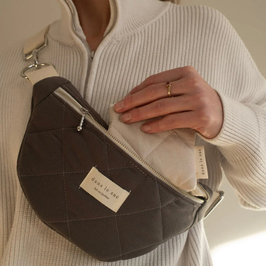 Sac banane matelassé - Kaki