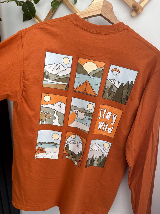 Tee-shirt manches longues - Stay Wild